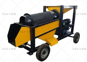小型移動(dòng)滾筒篩